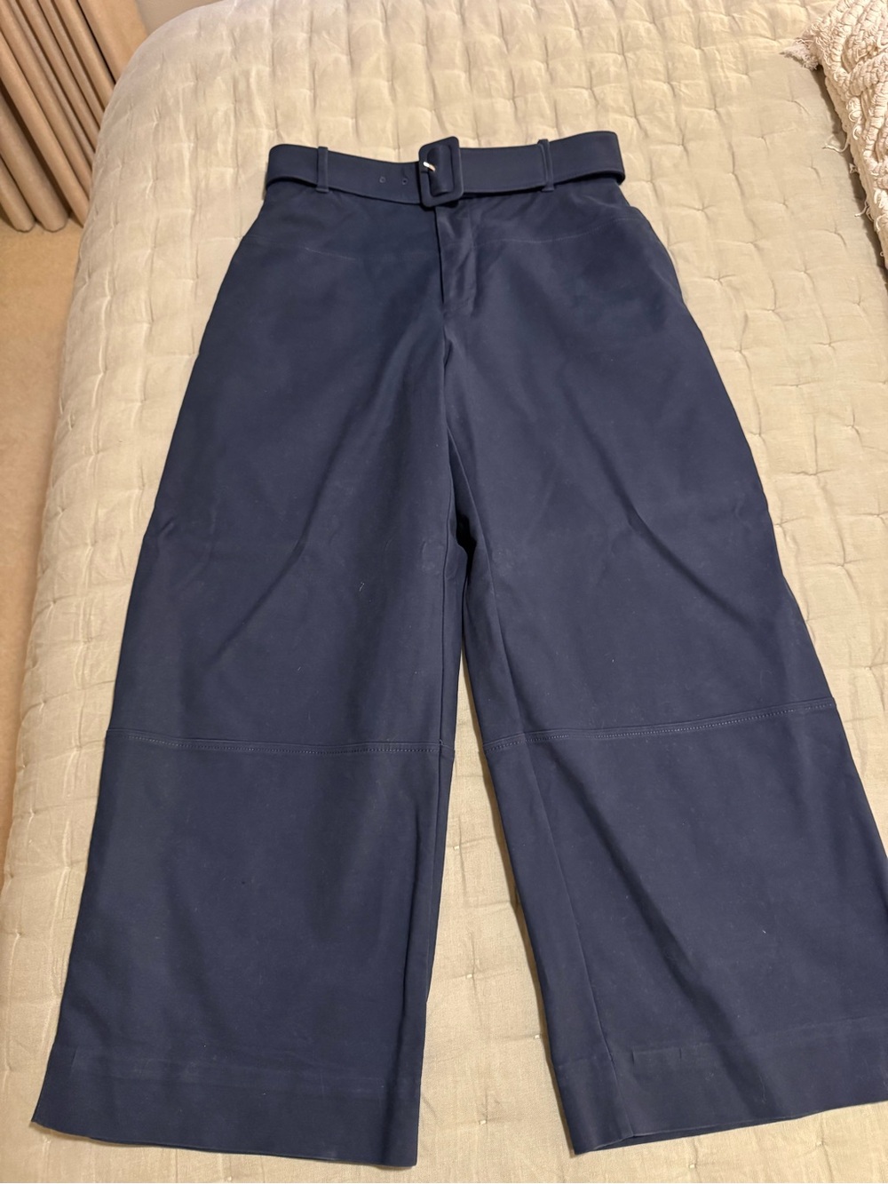 Everlane - The Cotton Belted Structured Pant